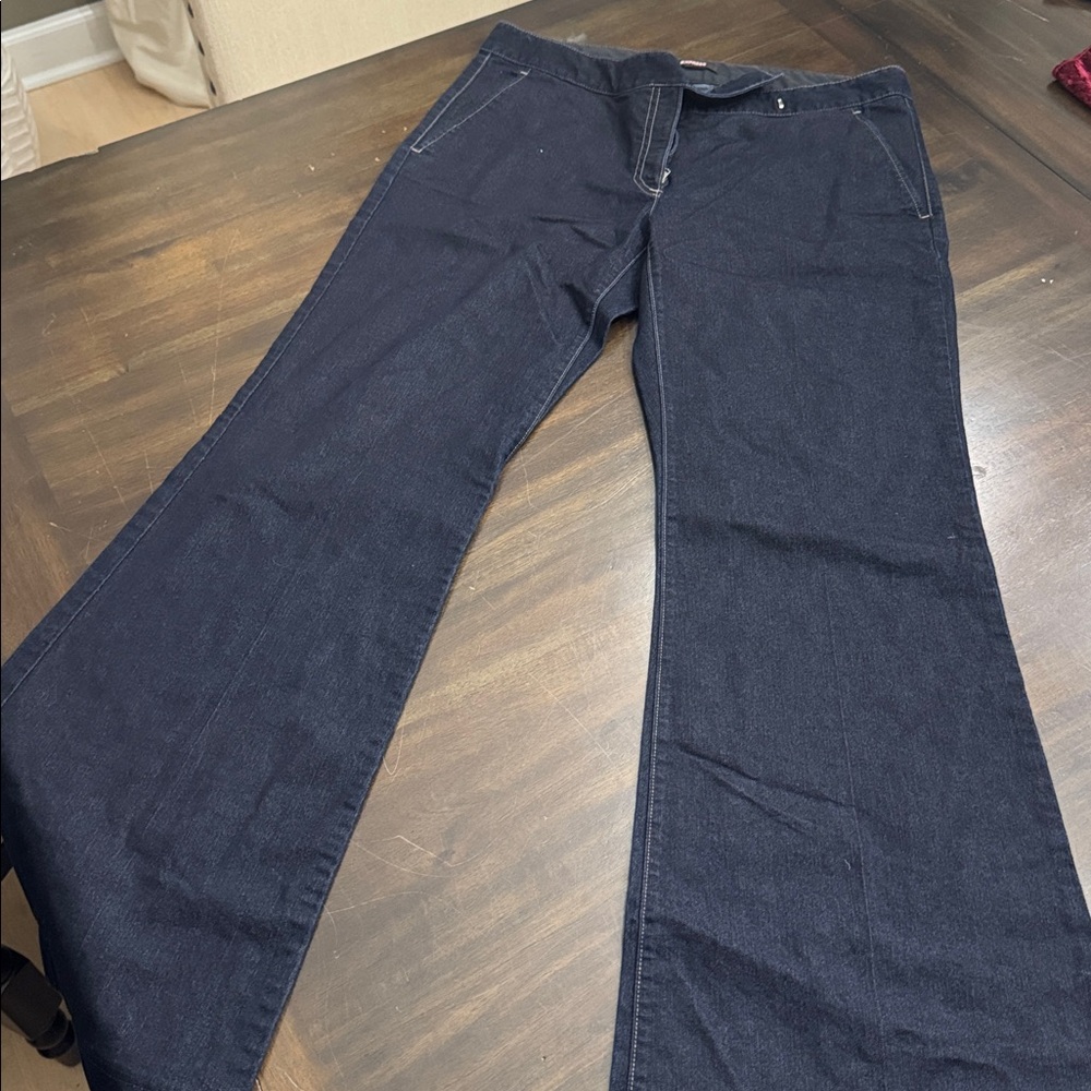 Express Precision Fit Dark Blue Jeans